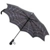 Kreepsville 666 Skull Handle Spiderweb Umbrella