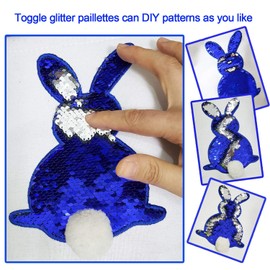 Poptrend Poptrend Easter Basket Bags,Easter Eggs/Gift Baskets for Kids,Bunny Tote Bag Bucket for Easter Eggs,Toys, Candy,Gifts