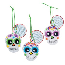 Day of The Dead Ornament with Card Craft Kit - Crafts for Kids and Fun Home Activities