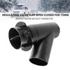 75mm Parking Heater 3 Way Air Ducting Elbow Pipe, ZDHQLHJ