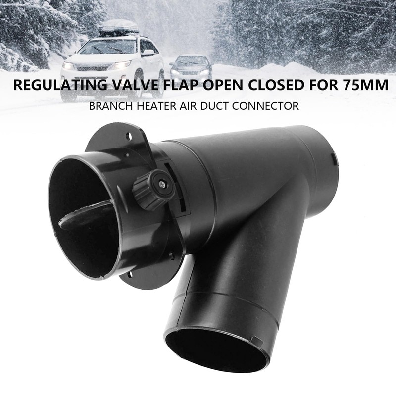 75mm Parking Heater 3 Way Air Ducting Elbow Pipe, ZDHQLHJ