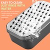 1 Set Cheese Grater with 1-Piece Brush, Box Grater with