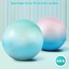 Sportneer Extra Thick Exercise Ball - 25.6''Yoga Ball with Quick