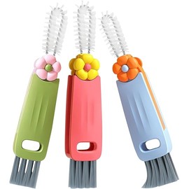 3 in 1 Cup Lid Cleaning Brush, Portable Cup Cleaner Brush, 2024 New Water Bottle Cleaner Brush, 3 in 1 Multifunctional Cleaning Brush for Home Kitchen Cleaning Tools（3PCS）