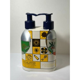 L’Occitane En Provence Holiday Duo Verbena Hands & Body Liquid Soap & Lotion NEW