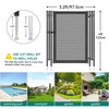 YITAHOME Pool Fence Gate, 4 x 3.2Ft Pool Safety Fence