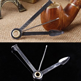 yueton Pack of 2 New Pocket or Pouch 3in1 Stainless Steel Catlinite Cleaner Cleaning Tool Reamers Tamper