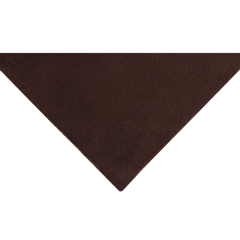 Trimits Craft Felt, 10 Pack, Brown, 23 x 30cm