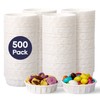 LITOPAK 1 oz 500 Pack Disposable Paper Souffle Cups, Paper