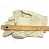 Unbranded D3-A Khaki Leather Rappelling Work Gloves, size 5 NEW