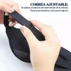 Antifaz 3D Ajustable Negro Transpirable con Tapones para Oídos