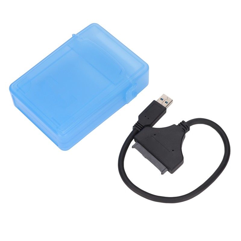 SATA to USB 3.0 Adapter with 2.5in Protective Box Blue