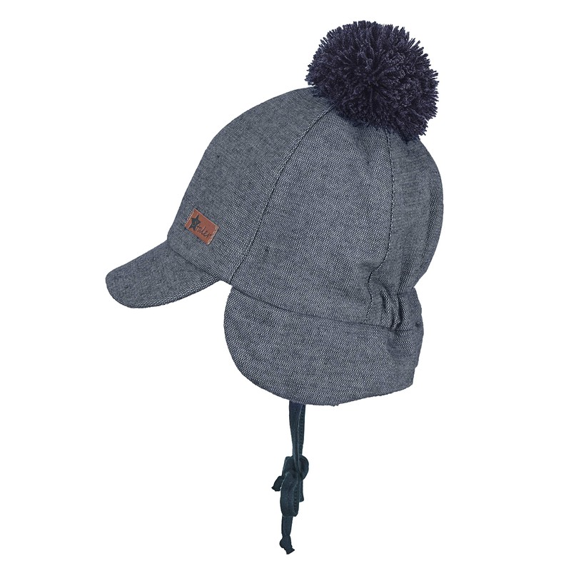 Sterntaler Baby Boys' Peaked Cap Bla, Blue (Marine 300)