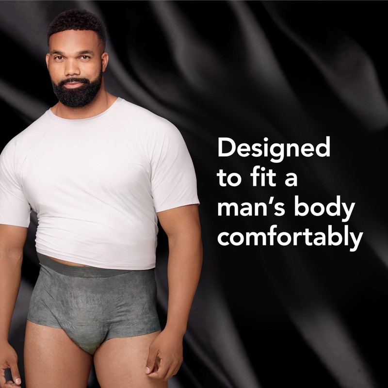 Depend Real Fit Adult Diapers, Incontinence Underwear for Men, Disposable,