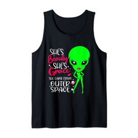 Outer Space Alien Costume Women Tank Top