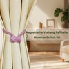Yazikisa Curtain Tiebacks Magnetic Pack of 4 Tiebacks for Curtains