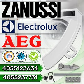 Kit Handle Door Tumble Dryer with Original Code 4055123634 4055237731 for Electrolux for Aeg for Zanussi Onix TECH