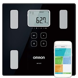 OMRON baumanómetro digital de brazo Evolv HEM-7600T  OMRON Báscula digital corporal con Bluetooth HBF-222T                                            