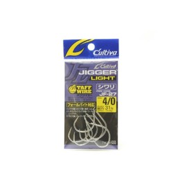 OWNER(オーナー) ジグフック JF27 カルティバ ジガーライト シワリ 4/0号