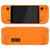 eXtremeRate Orange Custom Faceplate Back Plate Shell for Steam Deck