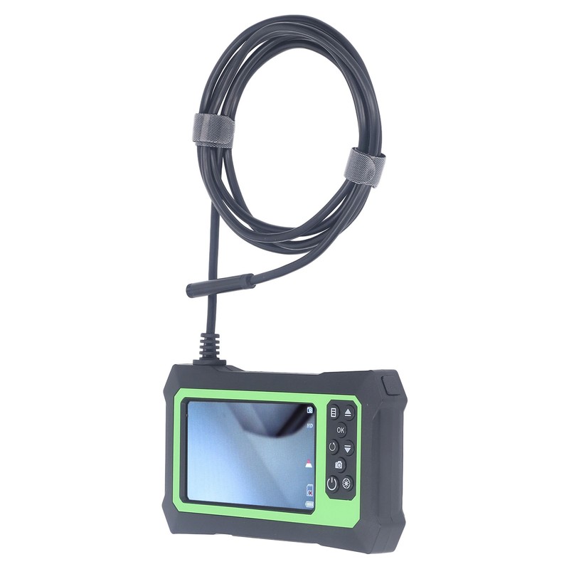 Endoscope Camera IP67 Waterproof 4.3in 8mm Lens 1080P Bending Borescope
