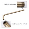 SWHYGER 16 Inch Shower Arm Wall Mounted, SWHYGER L Shape