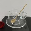 RYHMHA Coffee Cup and Saucer Set, 11.8 oz Large Capacity