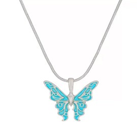 Stocking Stuffers Gifts for Women Butterfly Necklaces for Women Rhinestone Butterfly Tassel Necklace Pearl Beaded Butterfly Pendant Necklace Silver Crystal Butterfly Choker Trendy Butterfly Gifts for Women