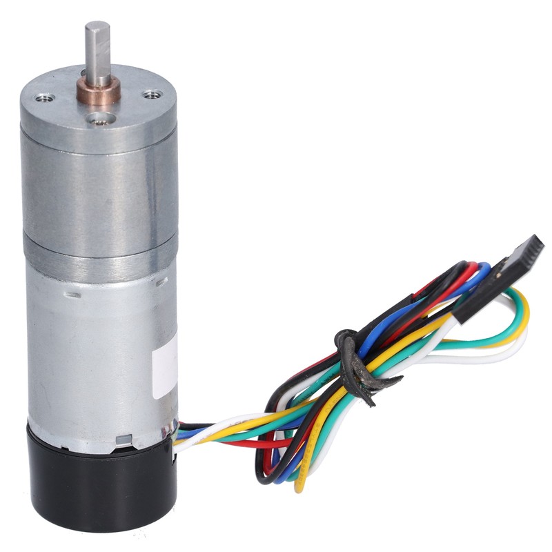 DC Geared Motor with Encoder Speed Measuring Signal Feedback Smart