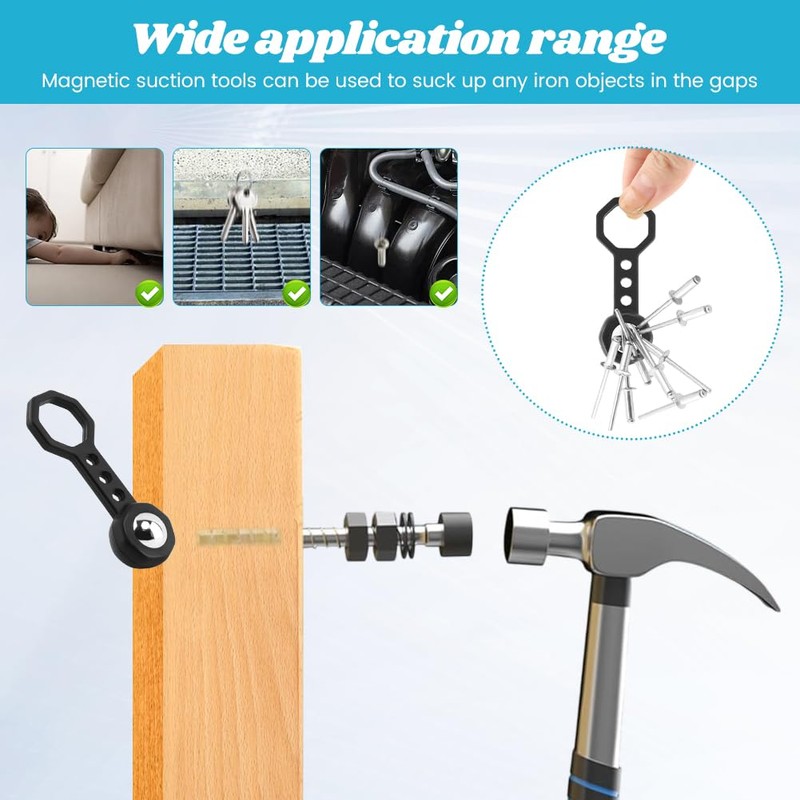 2 Pcs Stud Finder Wall Scanner, Magnetic Stud Finder for