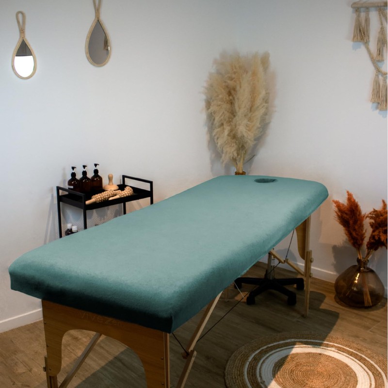 Vivezen - Terry Cloth Protective Sheet for Massage Table -