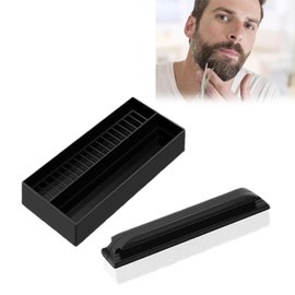 1 x Beard Sponge Beard Hair Sponge Sponge for Beard Hair Beard Hair Removal Sink Sponge for Beard Hair Beard Sponge with 1 x Storage Box