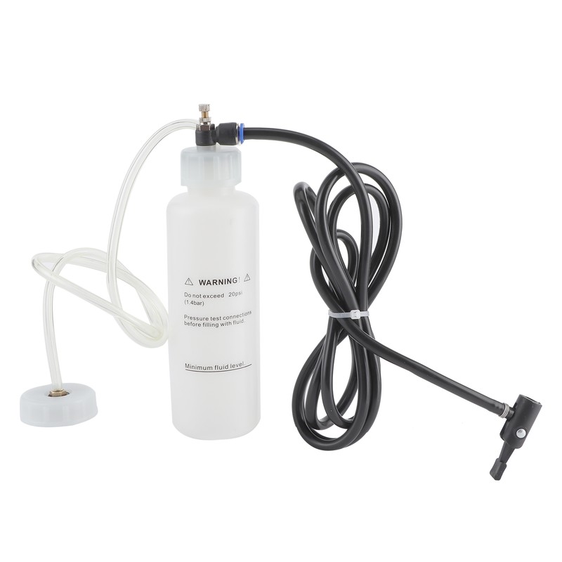 Car Brake Bleeding Clutch Fluid Bleeder Kit Vacuum Pump 500ml