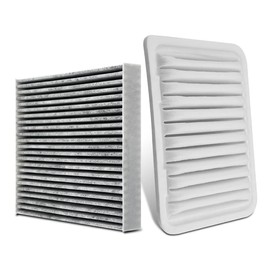 JADODE CA10190 CF10285 Juego de filtros de aire de motor combinado para Toyota Corolla Pontiac Vibe Scion XD 2009-2019
