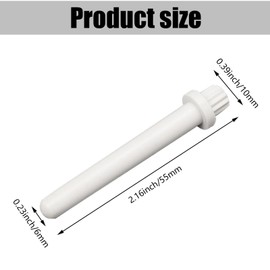 4 Pieces Sewing Machine Replacement Accessory, Replacement Parts for Sewing Machines, Sewing Machine Thread Adapter, Spool Holder for Sewing Machine, Sewing Machine Parts White