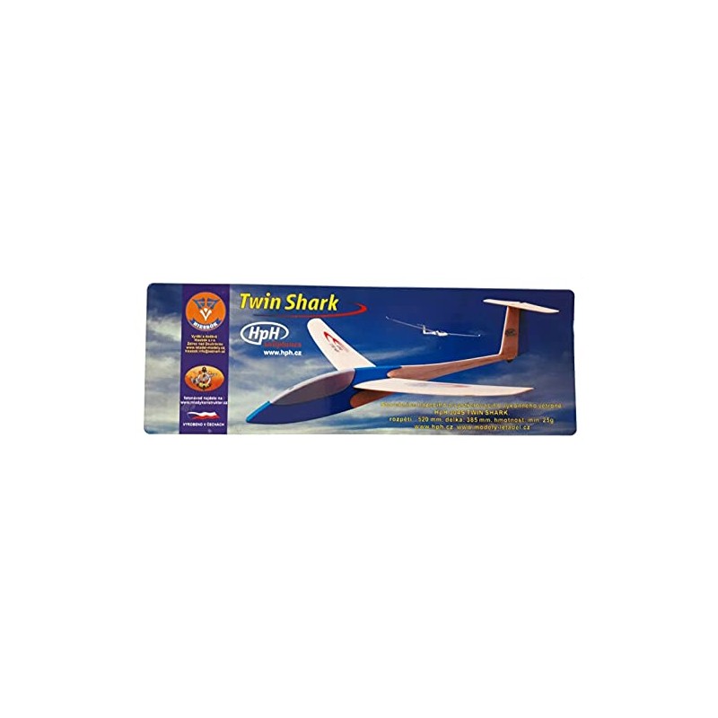 CraftyProducts Twin Shark Model Sailplane Plywood and balsa Chuck Glider