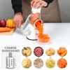 Cambom Rotary Cheese Grater Hand Crank Cheese Shredder for Fresh