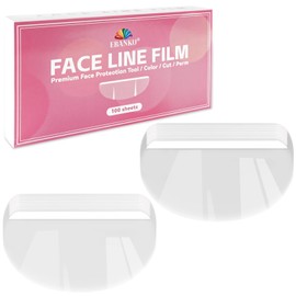 EBANKU 100Pcs Shower Face Eye Shields, Shower Visors Plastic Face Shield Makeup Protective Eyebrow Shower Visor for Adults, Disposable Eye Shield for Showering, Face Shield for Hairspray