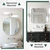 Espird 23inch Led Bathroom Vanity Light Bar, Brushed Nickel 5CCT