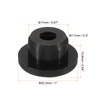 MECCANIXITY Silicone Rubber Hole Plug 17mm Diameter Soft Flexible Stopper