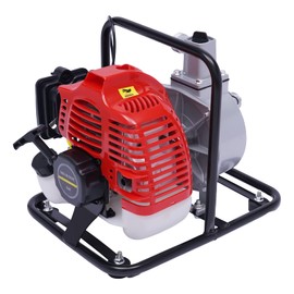 TdiriNar 1" 43CC 2HP Water Transfer Pump Engine, 2-Stroke Portable Single Cylinder Gas Engine Air-cooled,Small Diahpragm Type Gasoline Powerful Water Transfer Pump Suitable For Agricultural Irrigation