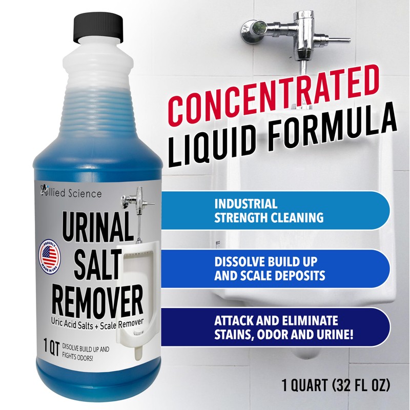 Allied Science Urinal Salt, Calcium and Mineral Scale Remover -