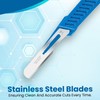 Sterile Disposable Scalpels with Blade - Surgical, Lab, and Craft