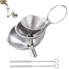 3 Piece Stainless Steel Funnel, Mini Stainless Steel Funnels, Multi-use
