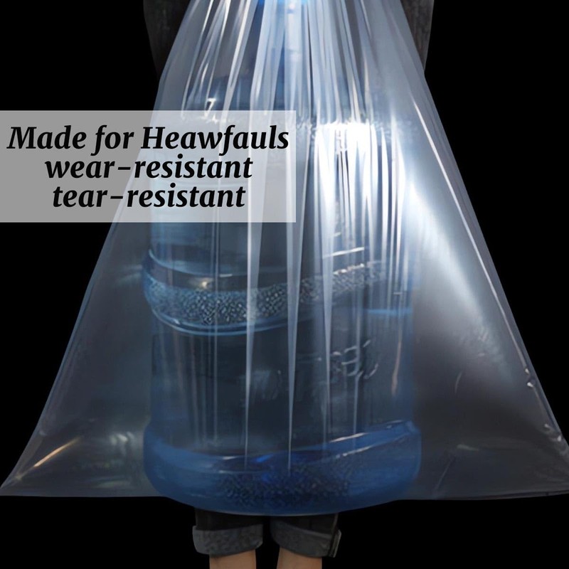 Thick Plastic Bags for Backpacking Bags 23.62x35.43 Inch 10 Pieces