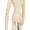 16in Wooden Mannequin Mini Flexible Rotating Sketch Drawing Wooden Figures