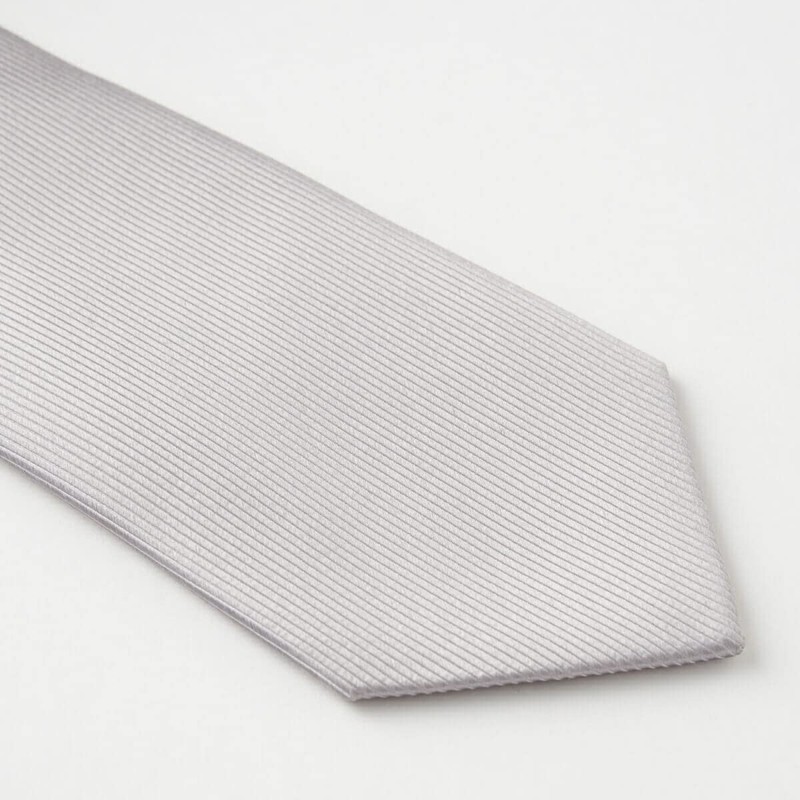 Ojier Men's Necktie, 100% Silk, Jacquard Tie, Solid Color, Gift,
