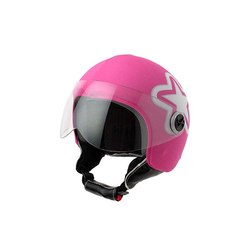 Motorcycle helmet cover Star Pink