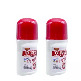 Unknown 바르는 호관원 볼타입 핫겔 빨강통 100ml 2개 쿨링 스포츠 마사지용 Hot Gel Roll-On Ho-Gwan-Won Red Tube 100ml 2pcs for Cooling Sports Massage