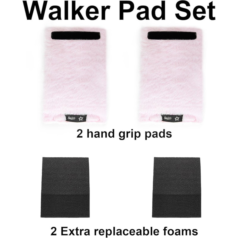 SPRING SEAON Walker Hand Pads Fluffy Walker Handle Cushions Non-Slip